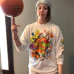 Space jam long sleeve shirt